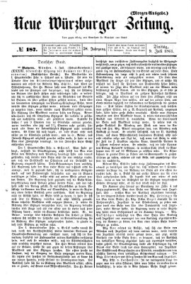 Neue Würzburger Zeitung Dienstag 9. Juli 1861