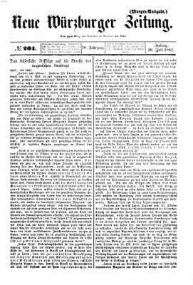 Neue Würzburger Zeitung Freitag 26. Juli 1861