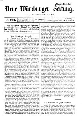 Neue Würzburger Zeitung Sonntag 28. Juli 1861