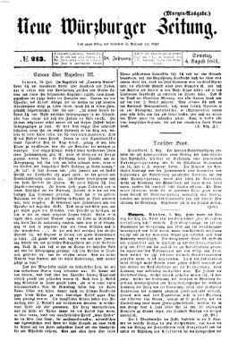 Neue Würzburger Zeitung Sonntag 4. August 1861