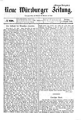 Neue Würzburger Zeitung Freitag 9. August 1861