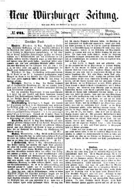 Neue Würzburger Zeitung Montag 12. August 1861