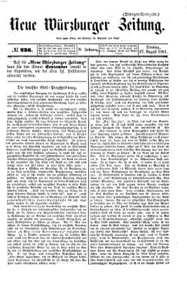 Neue Würzburger Zeitung Dienstag 27. August 1861