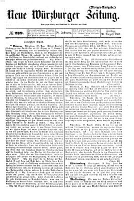 Neue Würzburger Zeitung Freitag 30. August 1861