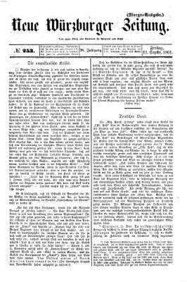 Neue Würzburger Zeitung Freitag 13. September 1861