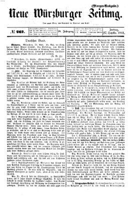 Neue Würzburger Zeitung Freitag 27. September 1861