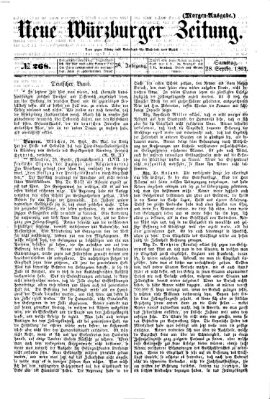 Neue Würzburger Zeitung Samstag 28. September 1861