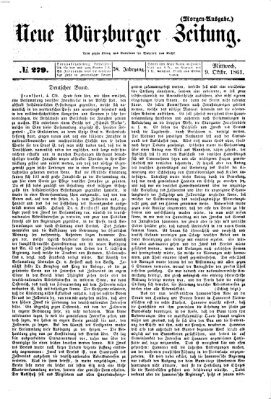 Neue Würzburger Zeitung Mittwoch 9. Oktober 1861