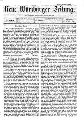 Neue Würzburger Zeitung Sonntag 13. Oktober 1861