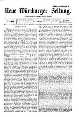 Neue Würzburger Zeitung Mittwoch 16. Oktober 1861