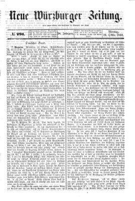 Neue Würzburger Zeitung Montag 21. Oktober 1861