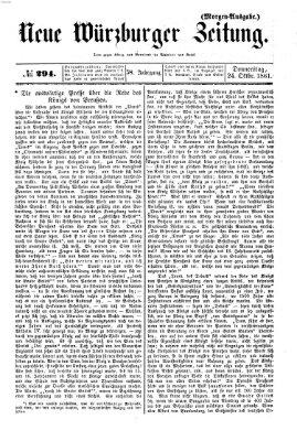 Neue Würzburger Zeitung Donnerstag 24. Oktober 1861