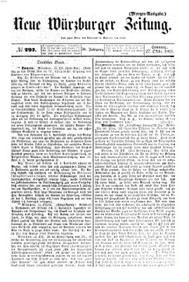 Neue Würzburger Zeitung Sonntag 27. Oktober 1861