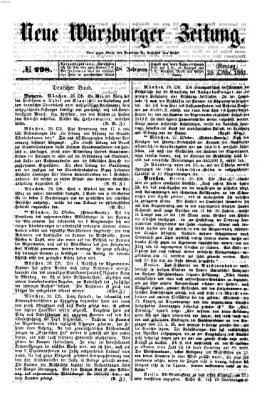 Neue Würzburger Zeitung Montag 28. Oktober 1861