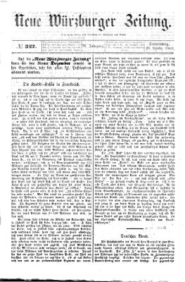 Neue Würzburger Zeitung Donnerstag 28. November 1861