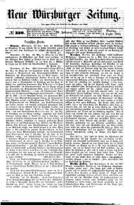 Neue Würzburger Zeitung Montag 2. Dezember 1861