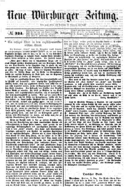 Neue Würzburger Zeitung Freitag 6. Dezember 1861