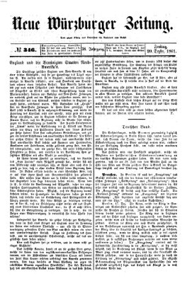 Neue Würzburger Zeitung Freitag 20. Dezember 1861