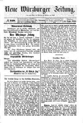 Neue Würzburger Zeitung Dienstag 24. Dezember 1861