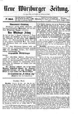 Neue Würzburger Zeitung Dienstag 31. Dezember 1861