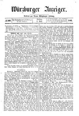 Würzburger Anzeiger (Neue Würzburger Zeitung) Freitag 3. Mai 1861