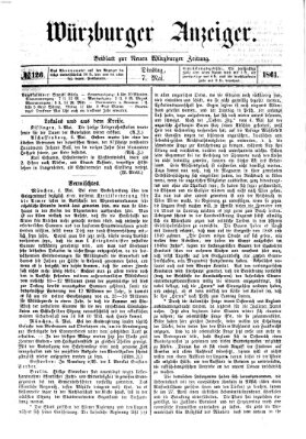 Würzburger Anzeiger (Neue Würzburger Zeitung) Dienstag 7. Mai 1861