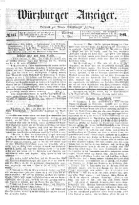 Würzburger Anzeiger (Neue Würzburger Zeitung) Mittwoch 8. Mai 1861