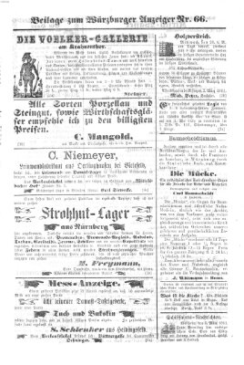 Würzburger Anzeiger (Neue Würzburger Zeitung) Donnerstag 7. März 1861