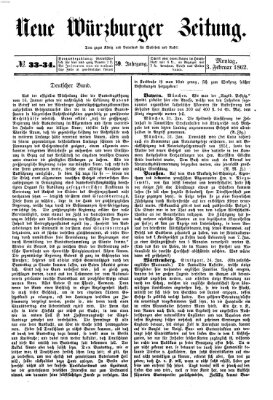 Neue Würzburger Zeitung Montag 3. Februar 1862