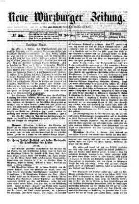 Neue Würzburger Zeitung Mittwoch 5. Februar 1862