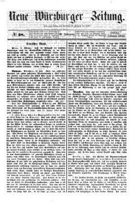 Neue Würzburger Zeitung Freitag 7. Februar 1862