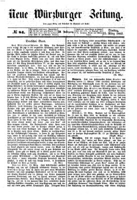 Neue Würzburger Zeitung Dienstag 25. März 1862