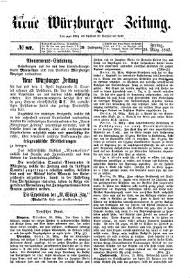 Neue Würzburger Zeitung Freitag 28. März 1862