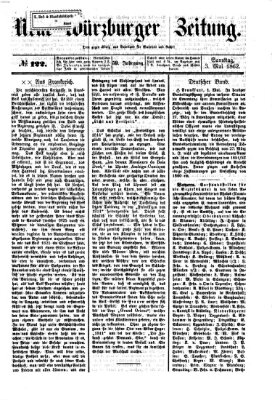 Neue Würzburger Zeitung Samstag 3. Mai 1862