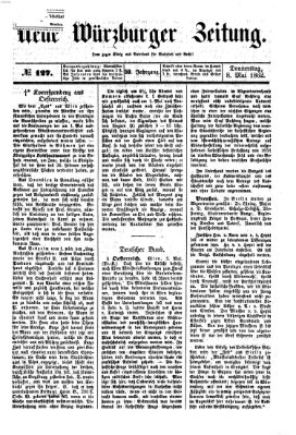 Neue Würzburger Zeitung Donnerstag 8. Mai 1862