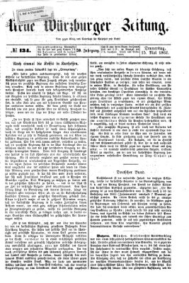 Neue Würzburger Zeitung Donnerstag 15. Mai 1862