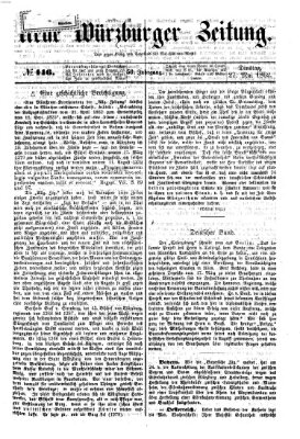 Neue Würzburger Zeitung Dienstag 27. Mai 1862