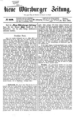 Neue Würzburger Zeitung Freitag 30. Mai 1862