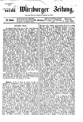 Neue Würzburger Zeitung Mittwoch 4. Juni 1862