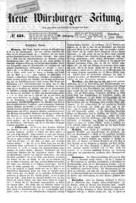 Neue Würzburger Zeitung Samstag 7. Juni 1862