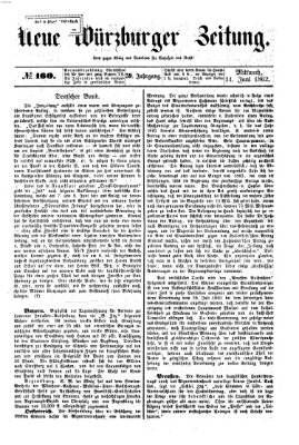 Neue Würzburger Zeitung Mittwoch 11. Juni 1862