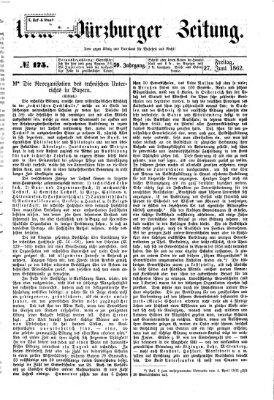 Neue Würzburger Zeitung Freitag 27. Juni 1862