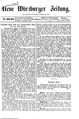 Neue Würzburger Zeitung Montag 30. Juni 1862