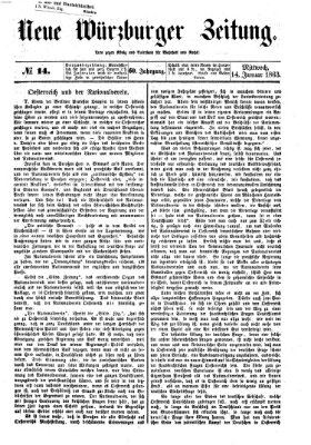 Neue Würzburger Zeitung Mittwoch 14. Januar 1863