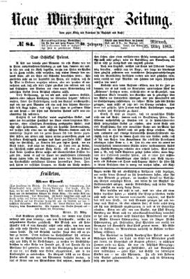 Neue Würzburger Zeitung Mittwoch 25. März 1863