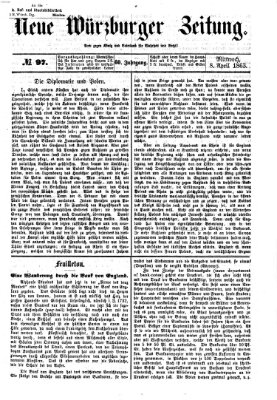 Neue Würzburger Zeitung Mittwoch 8. April 1863