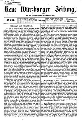 Neue Würzburger Zeitung Samstag 2. Mai 1863