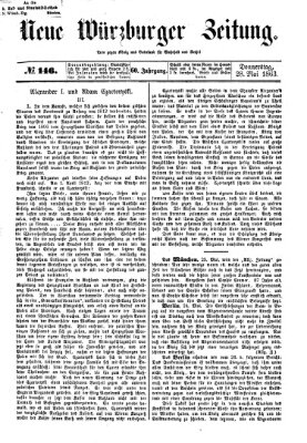 Neue Würzburger Zeitung Donnerstag 28. Mai 1863