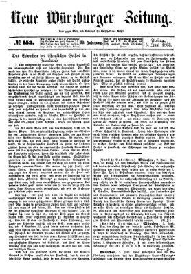 Neue Würzburger Zeitung Freitag 5. Juni 1863