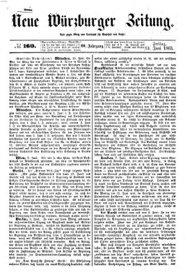 Neue Würzburger Zeitung Freitag 12. Juni 1863